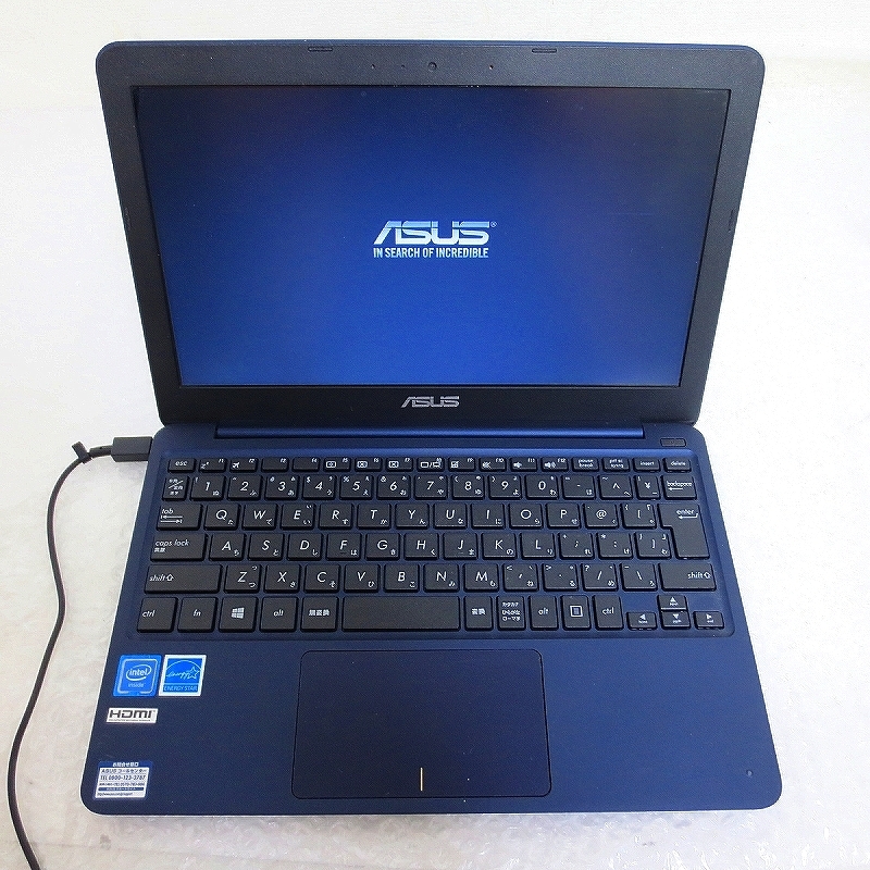 IW-7060R　asus　ノートパソコン　E200H　ジャンク_画像1