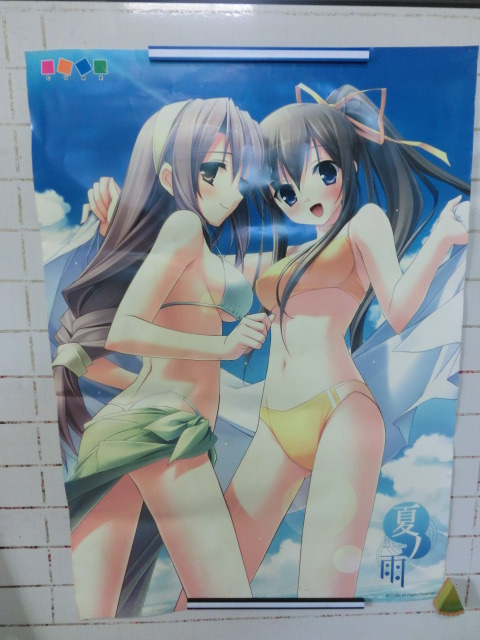 * summer no rain CUBE poster 51×73 used *