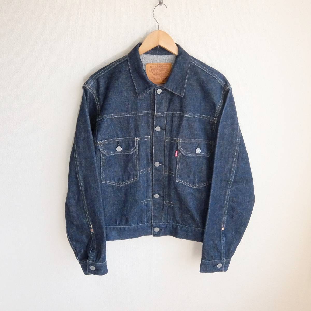 濃紺！！ LEVI'S 507XX セカンド BIG E デニム ジャケット 40 日本製