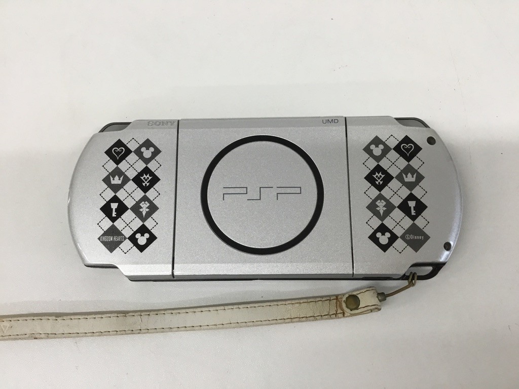 ●営MN130-60 【通電確認済み】 PSP 本体 PSP-3000 KINGDOM HEARTS EDITION キングダムハーツ バースバイスリープ PSP専用 ケース付き KH_画像9