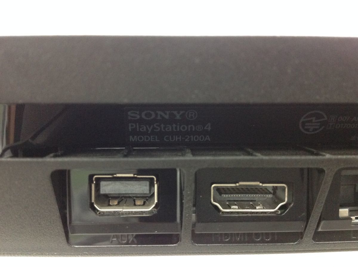 ●営AD306-80【通電動作確認初期化済み】 SONY ソニー PS4 PlayStation4 プレイステーション4 CUH-2100A ブラック_画像10