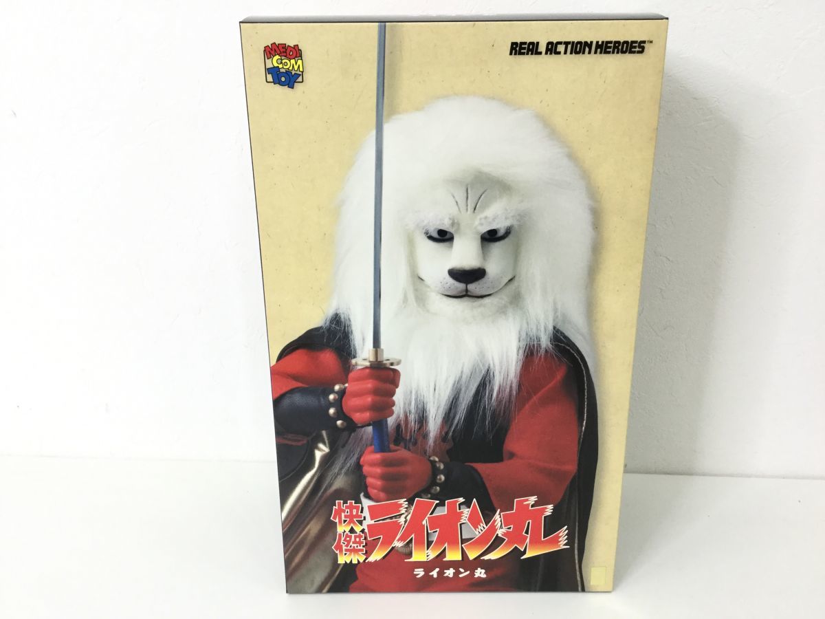 ●営AD377-100【未使用品】メディコム・トイ　REAL ACTION HEROES 快傑ライオン丸　ライオン丸　フィギュア_画像1