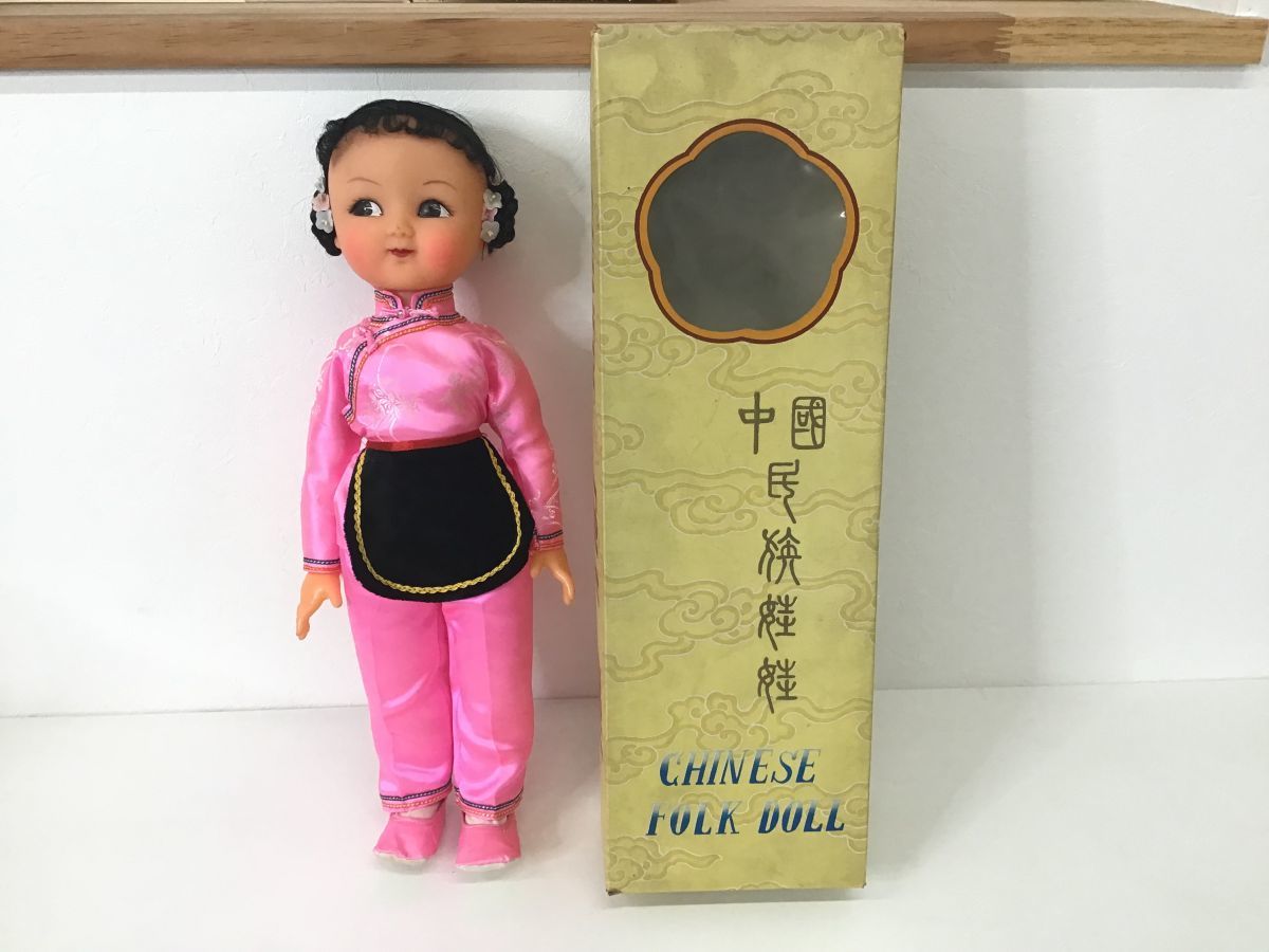 ●営SA103-80　中国 / 中華人民共和国製造 / ソフビ人形 / 中国民族娃娃 / CHINESE FOLK DOLL / ヴィンテージ / 人形_画像1