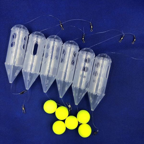 100147 all-purpose type Rocket basket clear departure . float fluorescence yellow 6 piece by set .... rust ki koma se scad kasago is ta