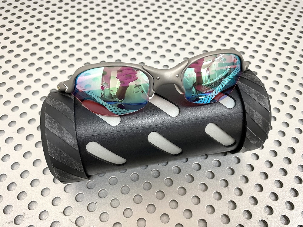 LINEGEAR　オークリー　ロメオ２用交換レンズ　HDレンズ　ターコイズブルー　Oakley　X-Metal　Romeo2_画像2