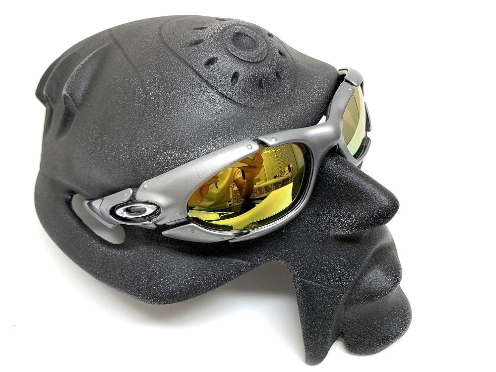 LINEGEAR　オークリー　プレート用交換レンズ　UV420 ポリカレンズ　ライムゴールド　Oakley　Plate_画像4