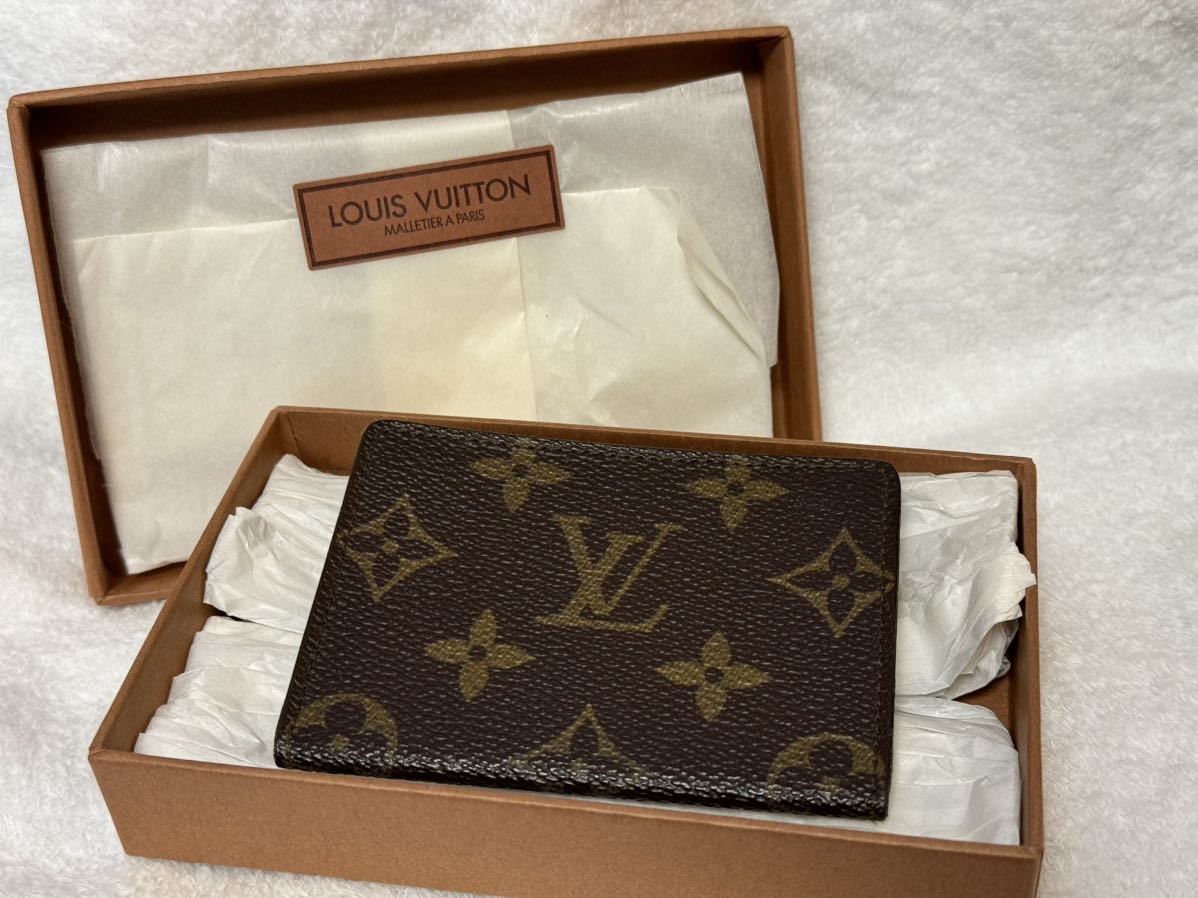 美品 Louis Vuitton ルイヴィトン モノグラム 名刺入れ パスケース