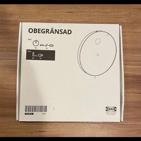 新品未使用 OBEGRNSAD オーべグレンサッド 時計 イケア ブラック 新品未使用 OBEGRNSAD オーべグレンサッド 時計 イケア ブラック