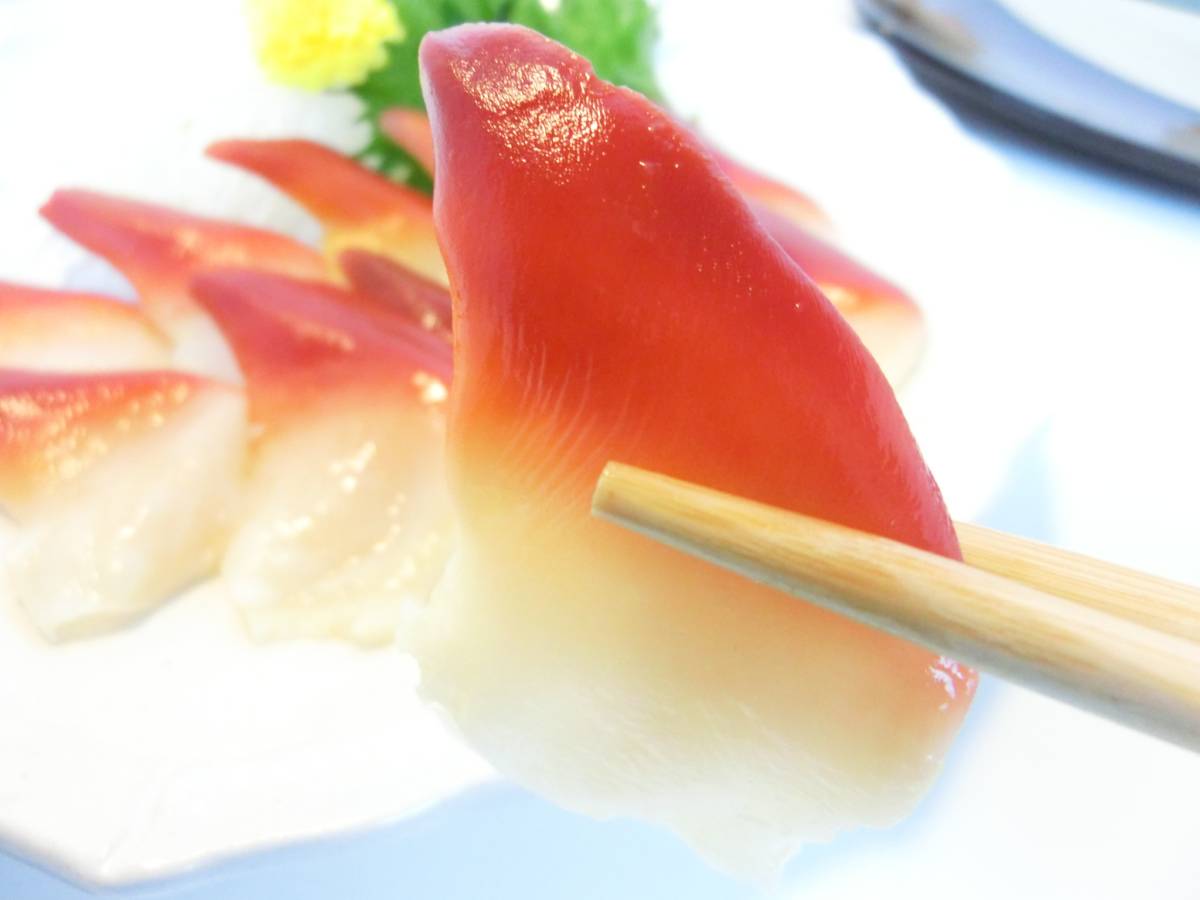 お寿司屋さんで使用されている ホッキ貝スライス 業務用 開き加工済み 北寄貝 20枚入り_箸が止まらなくなるほどクセになる旨さ！