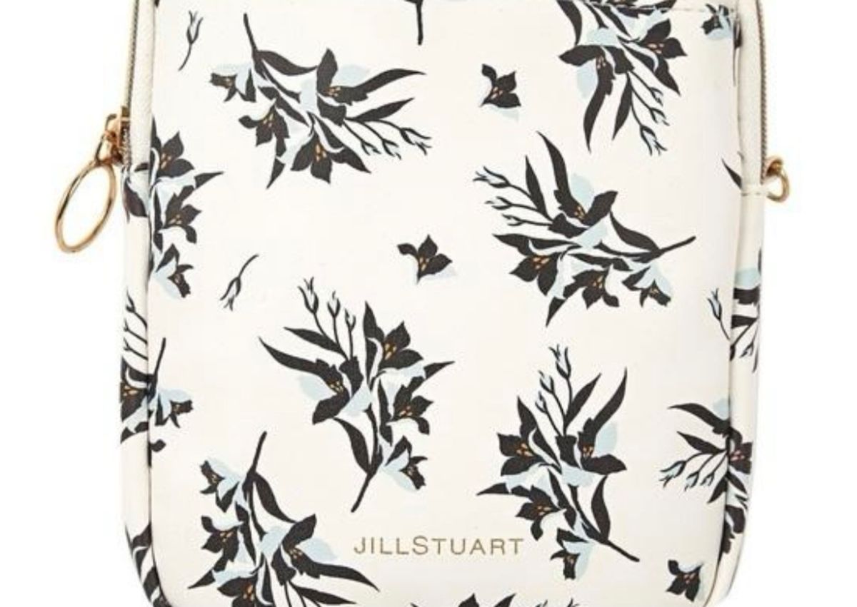 新品　JILLSTUART ジルスチュアート　ポシェット  ミニバッグ　カードポケット付き　花柄　サコッシュ　ショルダーバッグ