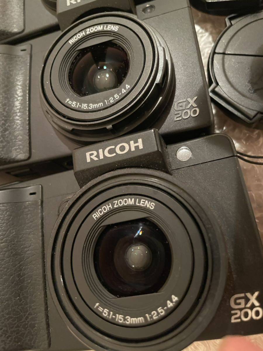 【ジャンク】RICOH リコー GX200 デジタルカメラ 3台セット_画像8