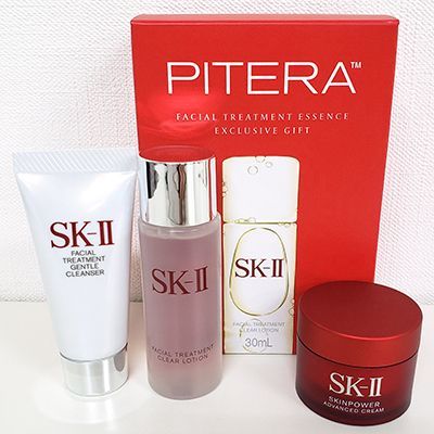 【サンプル】 SK-II フェイシャル トリートメント エッセンス エクスクルーシブ ギフト [洗顔料20g ふきとり用化粧水30ml 美容クリーム15g]_画像1