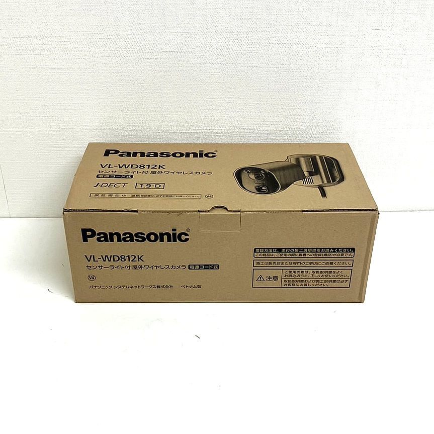 パナソニック/Panasonic センサーライト付 屋外ワイヤレスカメラ VL-WD812K 電源コード式［防犯カメラ］_画像1