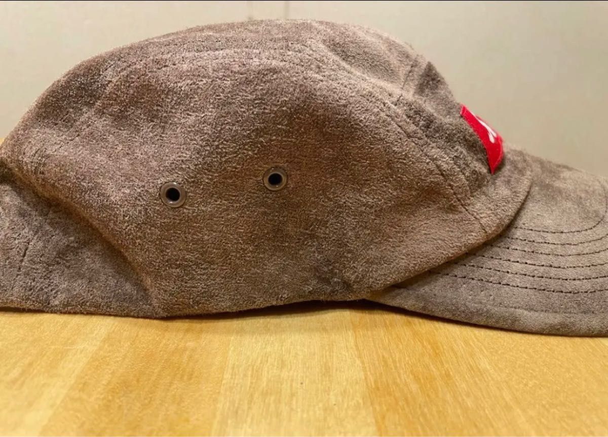 supreme box logo Suede Camp Cap 帽子 正規品