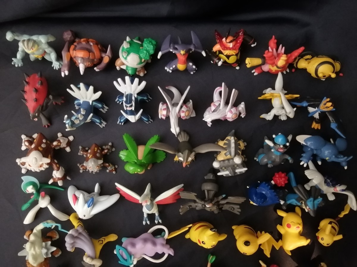 ポケモン クリッピングフィギュア 63種セット フィギュア 即決 ポケモン クリッピングフィギュア 63種セット フィギュア 即決