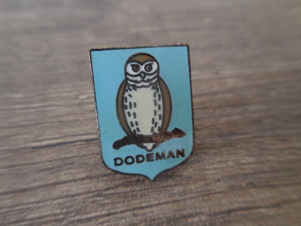 フランス☆古いピンズ 【DODEMAN】 ピンバッジ PINS ピンズ ふくろう フクロウ　梟_画像2