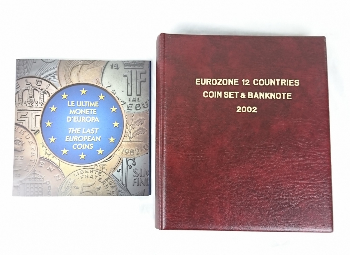  原文:【GU-261】2002 ユーロプログラム2 秦星コイン株式会社 EUROZONE 12 COUNTRIES COINSET & BANKNOTE / THE LAST EUROPEAN COINS セット