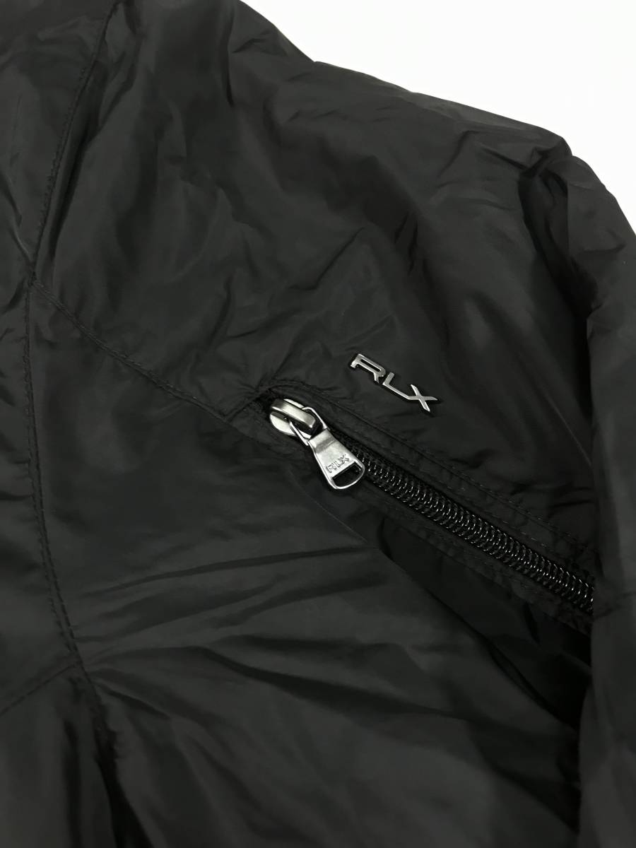 新品 14167 Lサイズ RLX ナイロンジャケット polo ralph lauren ポロラルフローレン スキー スノボ 黒 ウインドブレーカ _画像4