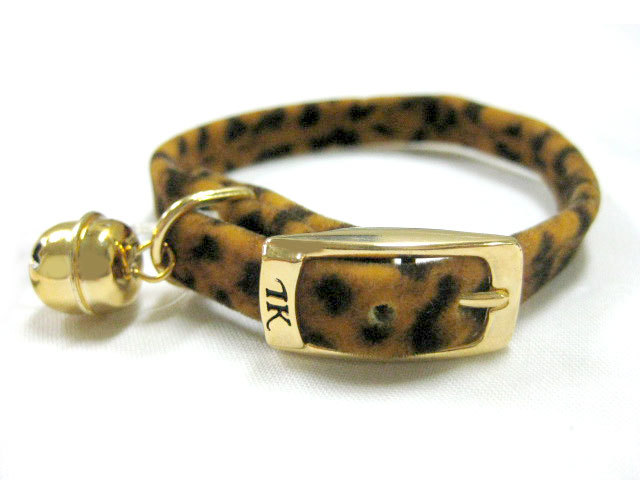 ta- ключ ошейник для кошки Brown животное рисунок колокольчик имеется 18cm~23cm[ определенная форма mail 120 иен соответствует ]