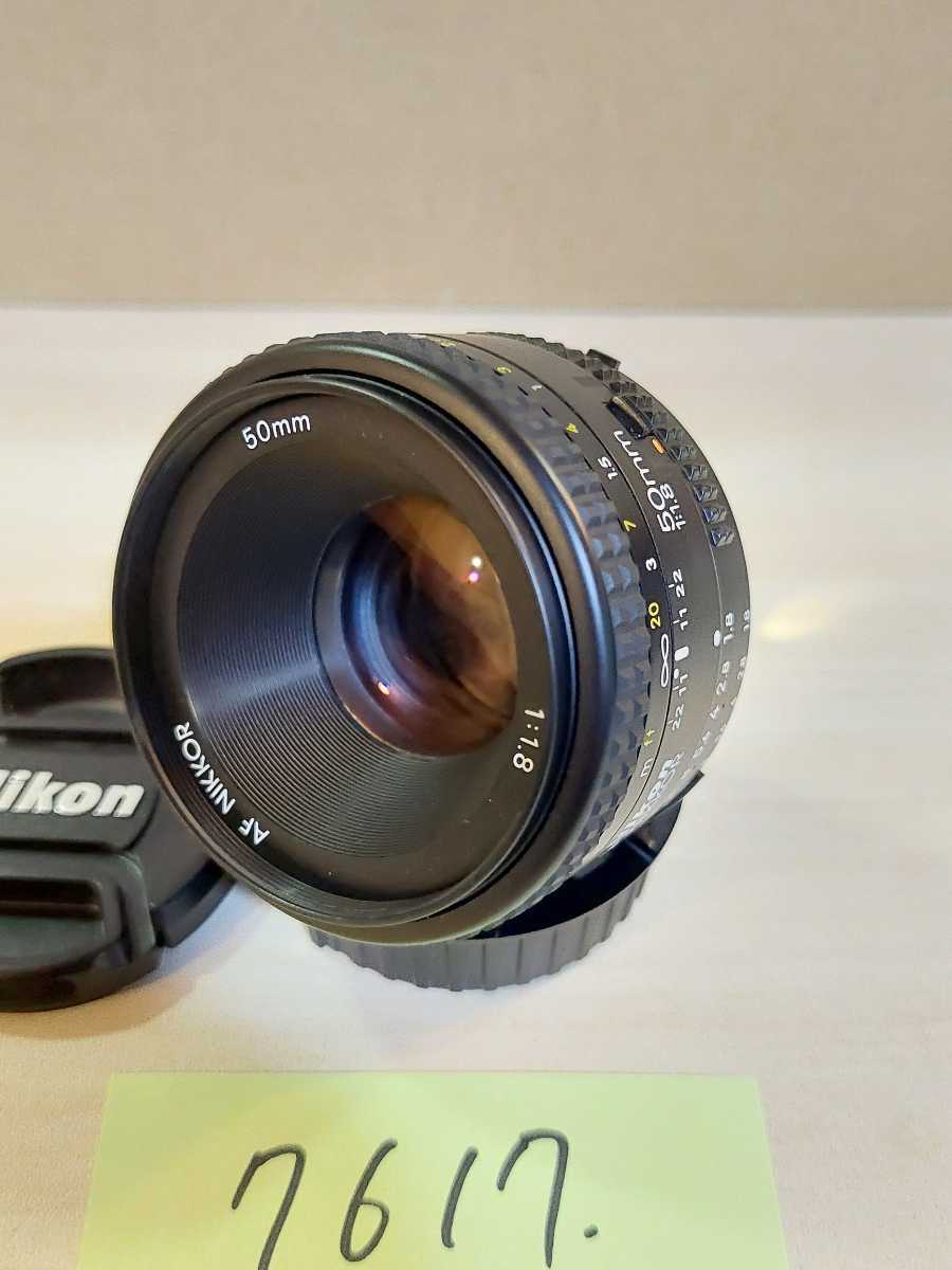 ☆動作OK☆Nikon AF Nikkor 50mm F1.8 定番単焦点 ニコン☆7617_画像1