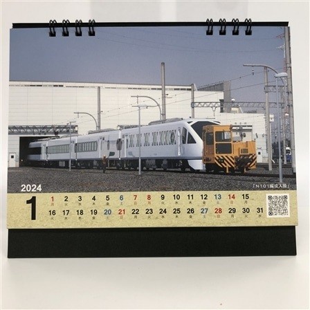 ◆東武鉄道◆卓上カレンダー　2024年版　東武インターテック南栗橋工場_画像3