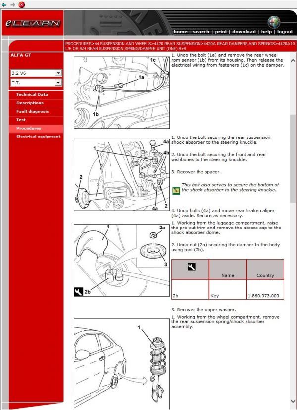  Alpha Romeo Alfa GT обслуживание manual Workshop Manual электронный версия 