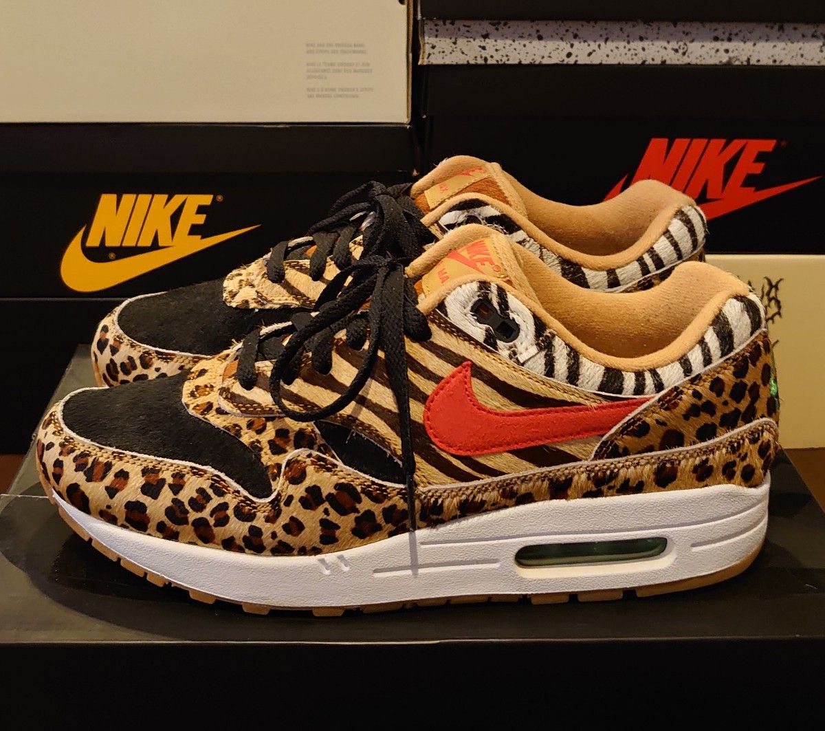 【希少美品】 NIKE AIR MAX 1 DLX 27㎝ ANIMAL ナイキ エアマックス アニマルパック アトモス