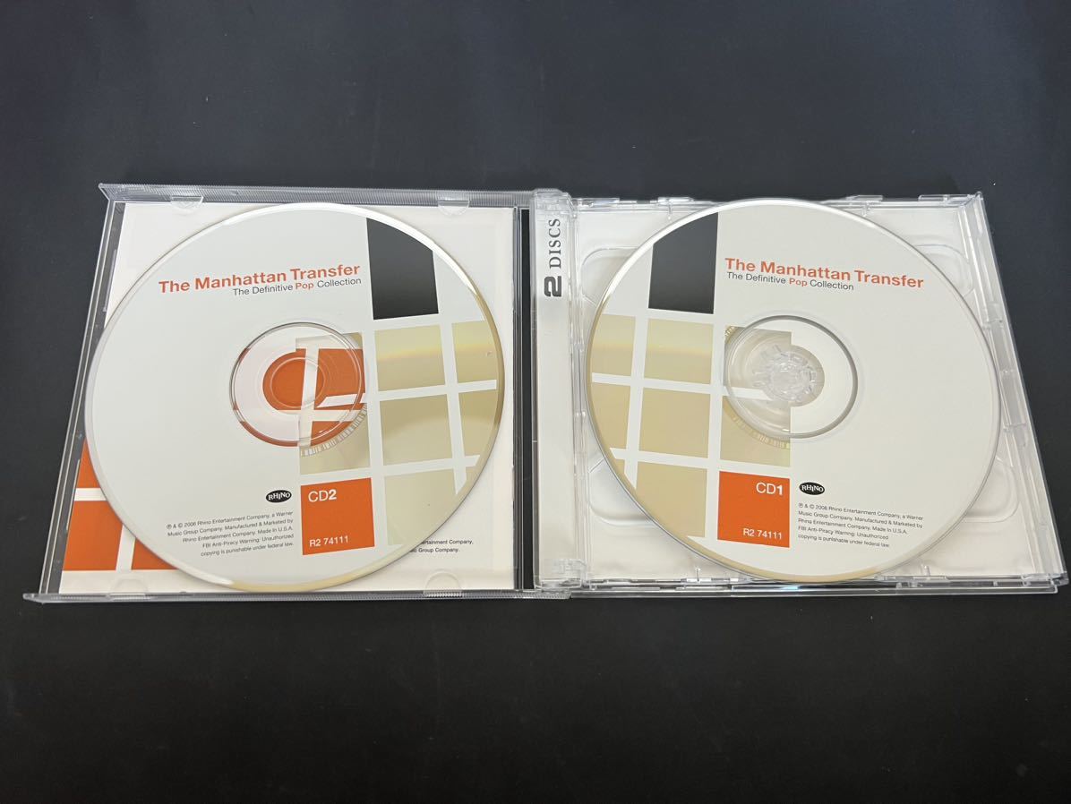 【菅:KMD1816】中古☆開封済☆美品 THE MANHATTAN TRANSFER マンハッタン・トランスファー　［THE DEFINITIVE POP COLLECTION ］洋楽　CD _画像4