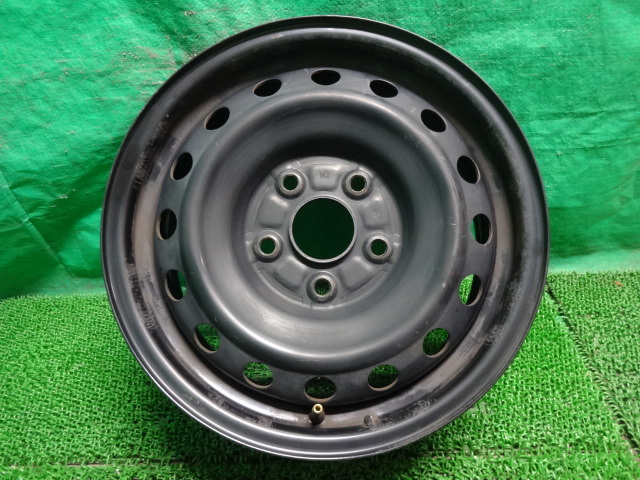 トヨタ純正70 80ノア VOXY●15×6J +50 5H PCD114.3 鉄ちん 鉄ホイール 中古スチールホイール4本●メ92_1本目