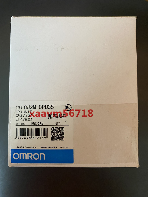 新品 OMRON/オムロン CPUユニット CJ2M-CPU35 【保証付き】【送料無料】