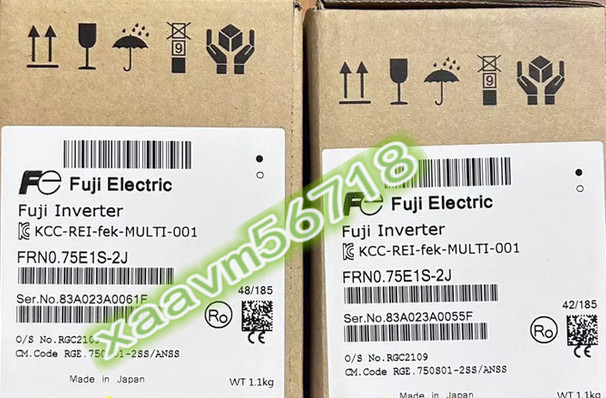新品　FUJI/富士電機 インバーター FRN-0.75E1S-2J　【保証付き】【送料無料】