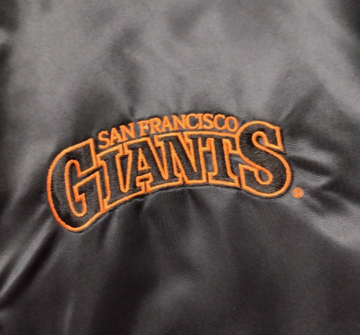 【鬼レア】90s STARTER USA製 San Francisco Giants スタジャン Mサイズ　サンフランシスコ ジャイアンツ ジャケット MLB 新庄剛志_画像3