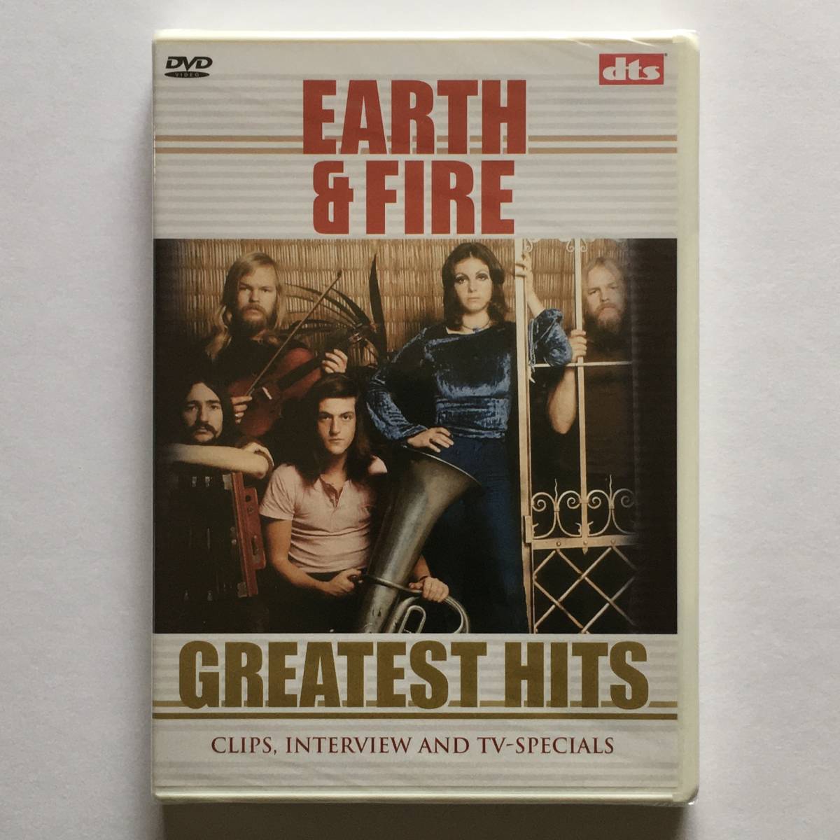 【新品DVD】EARTH & FIRE「GREATEST HITS」NETHERLANDS BR MUSIC PAL方式 シールド未開封 SEALED!!