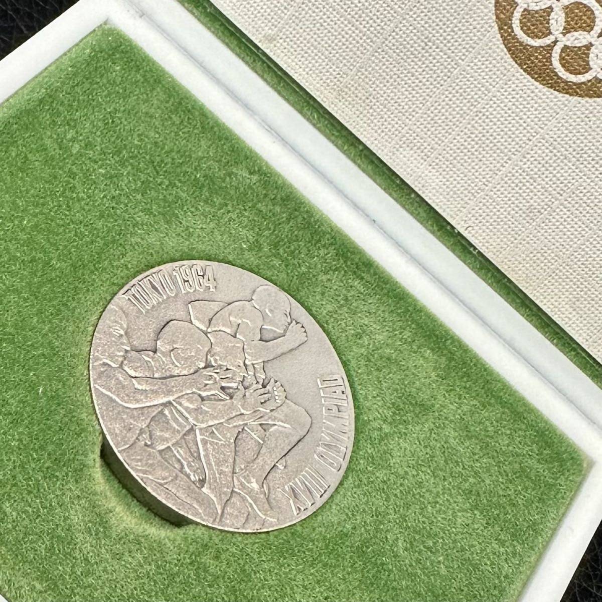 1964年 オリンピック東京大会 銀 記念メダル 東京オリンピック資金財団 ケース付 美品_画像8