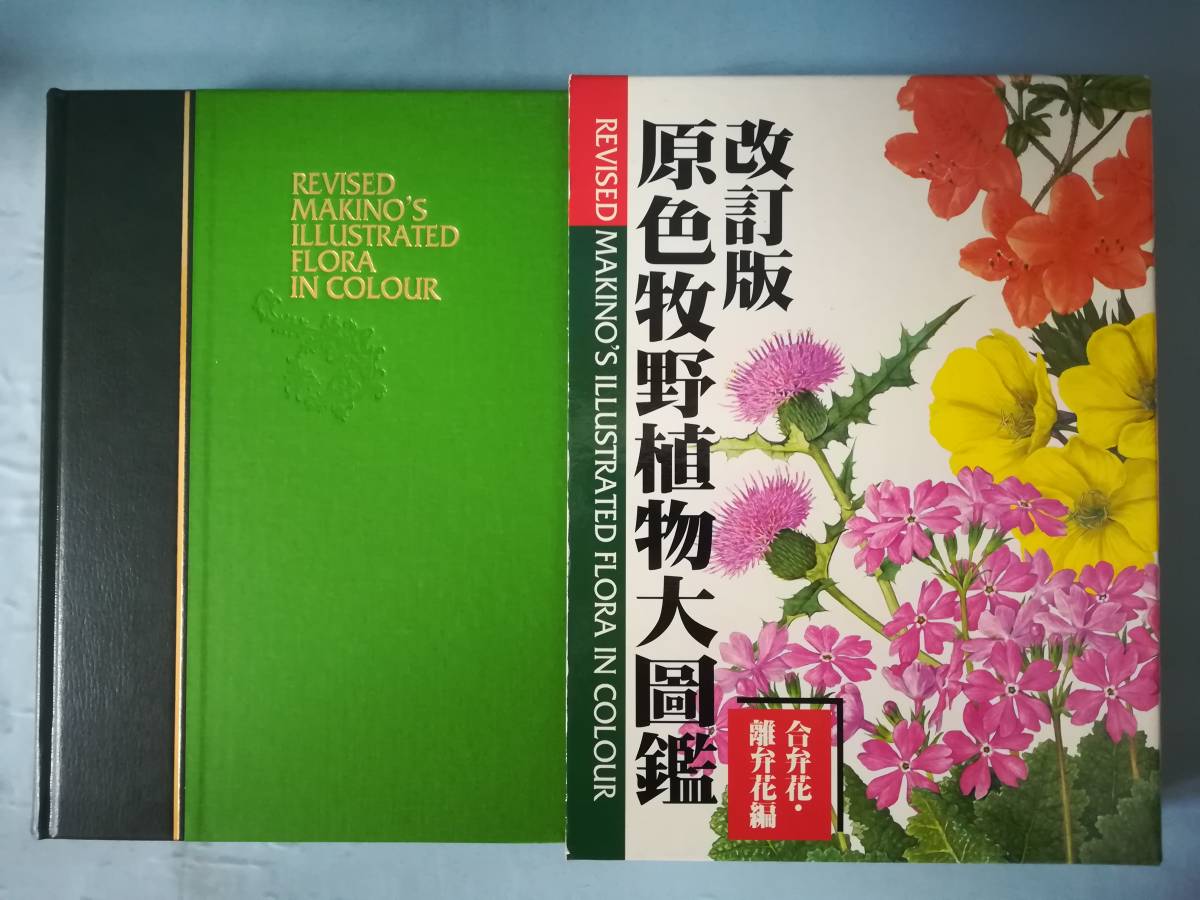 原色牧野植物大図鑑 改訂版 合弁花・離弁花編 北隆館 平成8年/初版_画像1