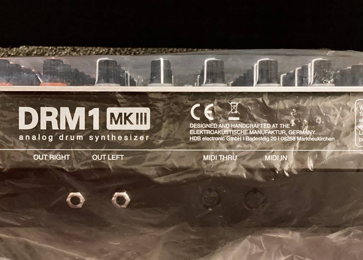 ( Five G new goods unused )VERMONA DRM1 MK3 accessory complete set TR808 TR707 TR606 TB303 modular MOOG ARP SSL DAW SSL book la