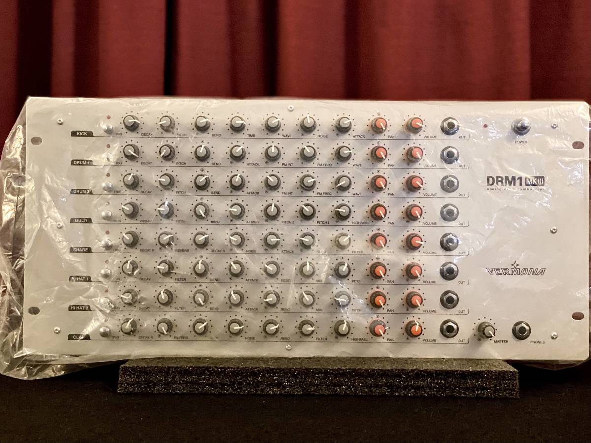 ( Five G new goods unused )VERMONA DRM1 MK3 accessory complete set TR808 TR707 TR606 TB303 modular MOOG ARP SSL DAW SSL book la