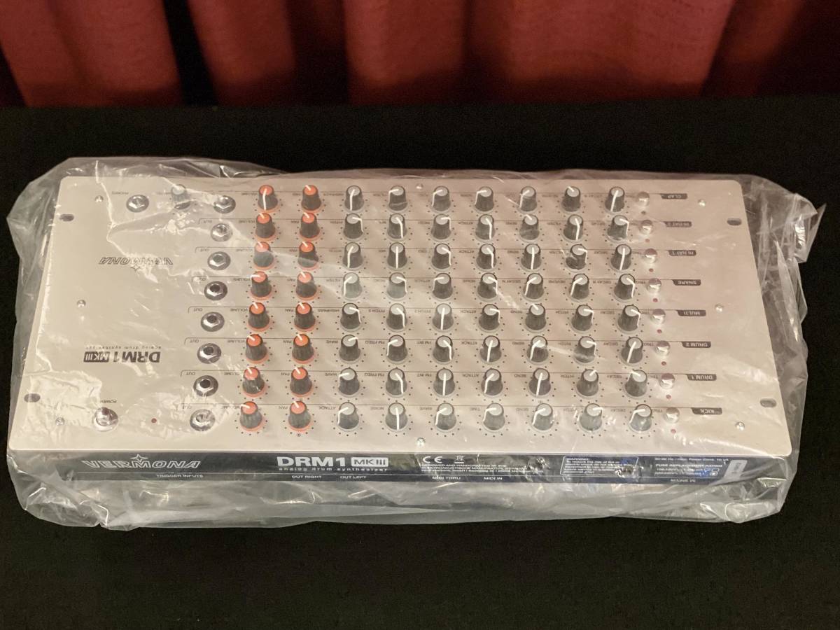 ( Five G new goods unused )VERMONA DRM1 MK3 accessory complete set TR808 TR707 TR606 TB303 modular MOOG ARP SSL DAW SSL book la