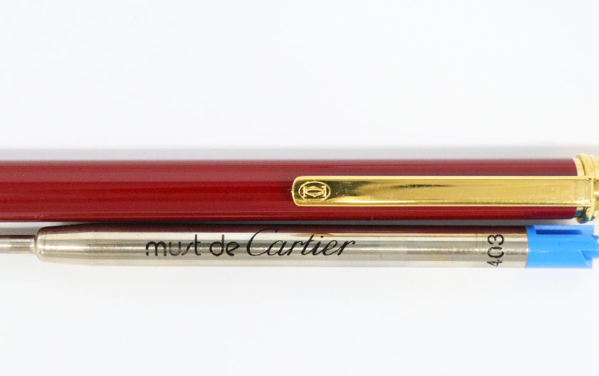 カルティエ Cartier/マストドゥカルティエ/トリニティ/ボールペン/ツイスト式/ケース付き《1点》◆おたからや【H-A07523】同梱-2_画像2