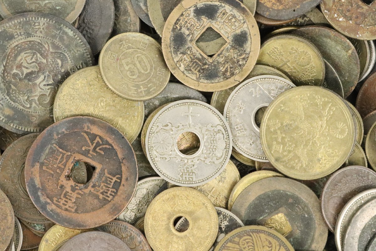 1円～◆おたからや◆H0286 古銭 大量まとめて 硬貨おまとめ【約16.8kg】_画像7