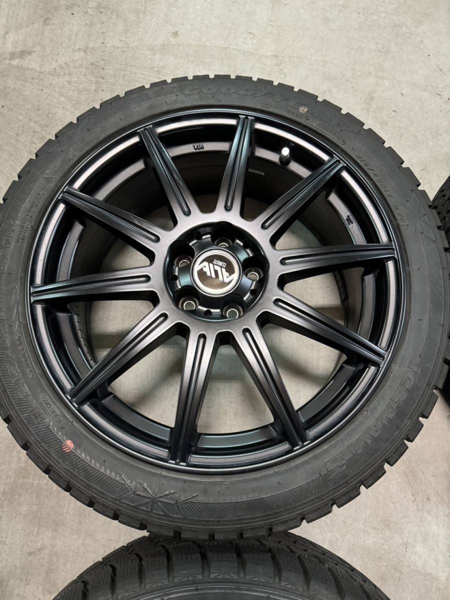 バリ溝！8.5分山 プリウス 86 BRZ 等 215/45R17 スタッドレス グッドイヤー アイスナビ６ 17インチ PCD100/5H クライメイト_画像7