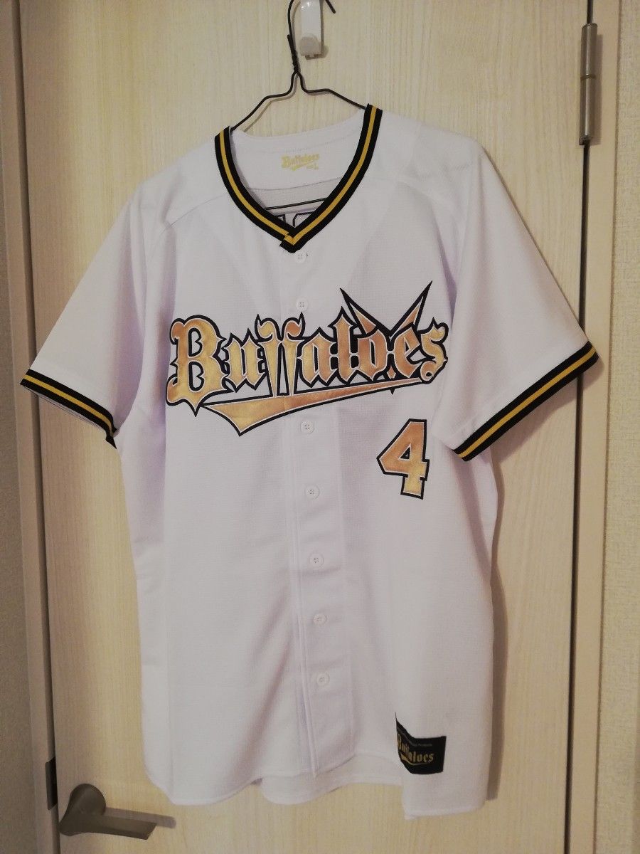 オリックス2023年優勝記念ユニフォーム 4森友哉選手 応援グッズ オリックス2023年優勝記念ユニフォーム 4森友哉選手 応援グッズ
