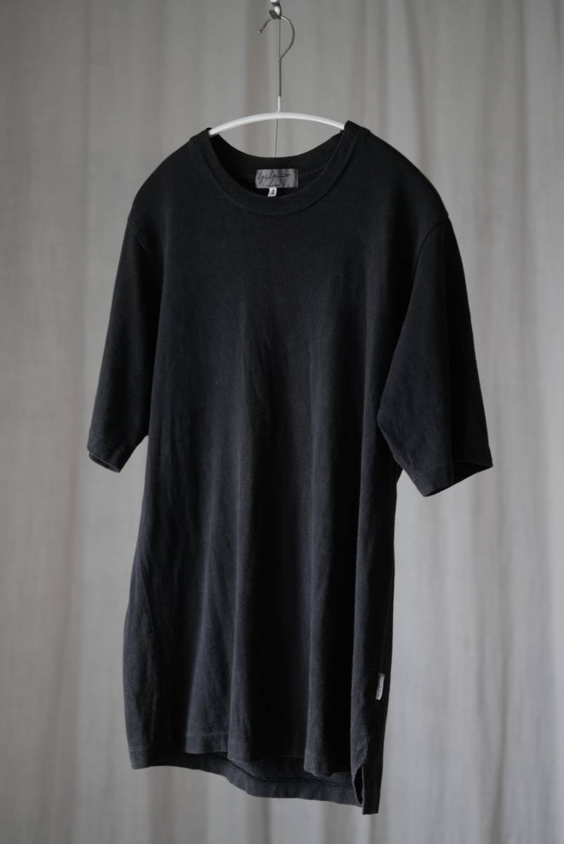 yohji yamamoto ブラックTシャツ ヨウジヤマモト Y's ワイズ SIZE02 ヴィンテージ_画像1