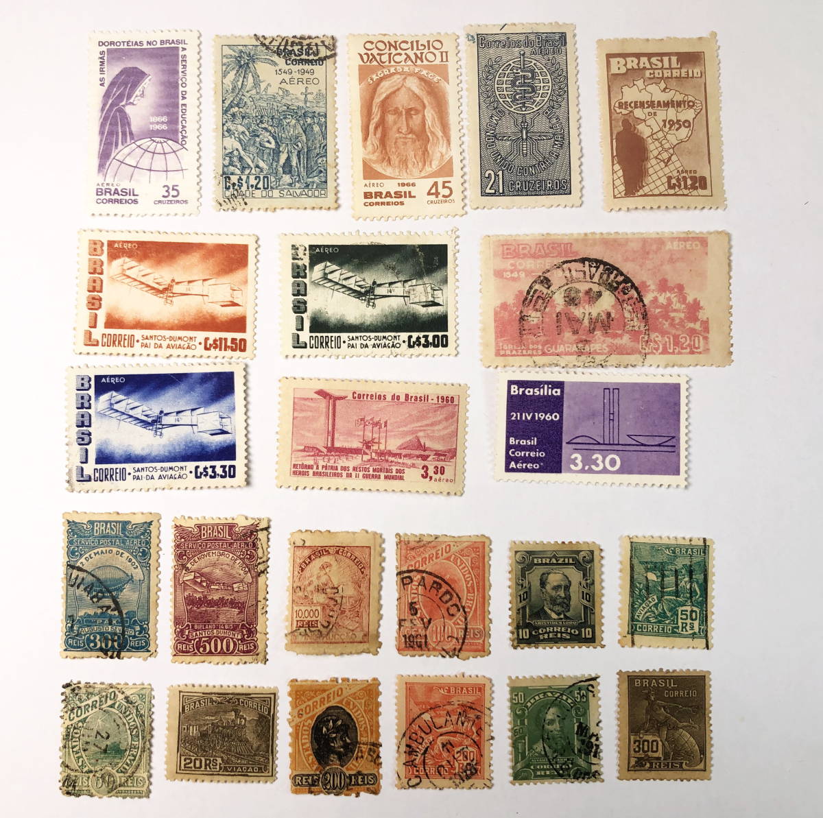  Brazil old stamp various unpaid .104 sheets + 4 sheets block x 8 sheets - zk-703