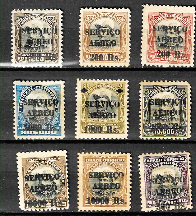  Brazil old stamp various unpaid .72 sheets + 4 sheets block x 8 sheets - zk-701