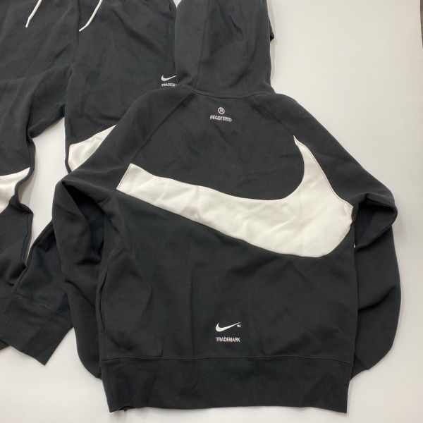 NIKE ナイキ テックフリース swoosh 上下セット 黒 2XL DD8223/DH1024-010 23-1101-7-11/12_画像5