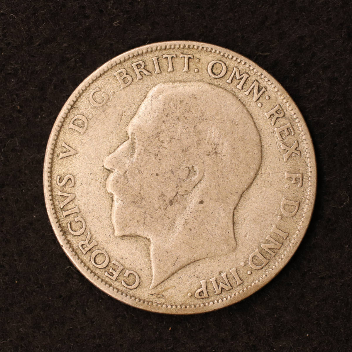 KM#817イギリス ジョージ5世 1 Florin銀貨（1922）[E2687]コイン_画像1