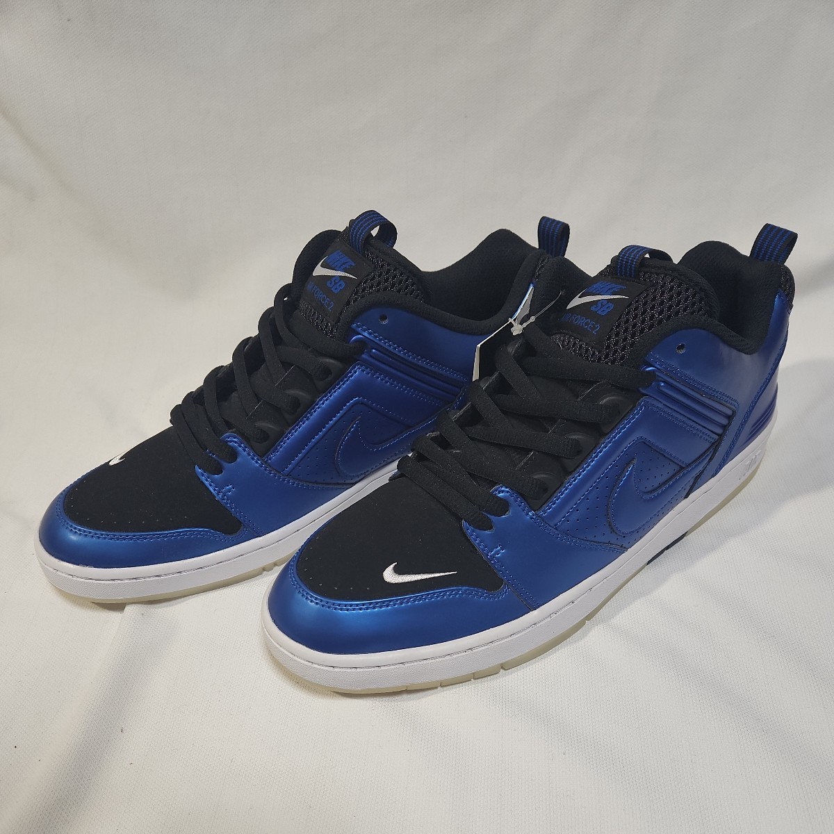 SB AIR FORCE 2 LOW QS 未使用 30cm US12 AV3800 440 BLUE BLACK_画像4