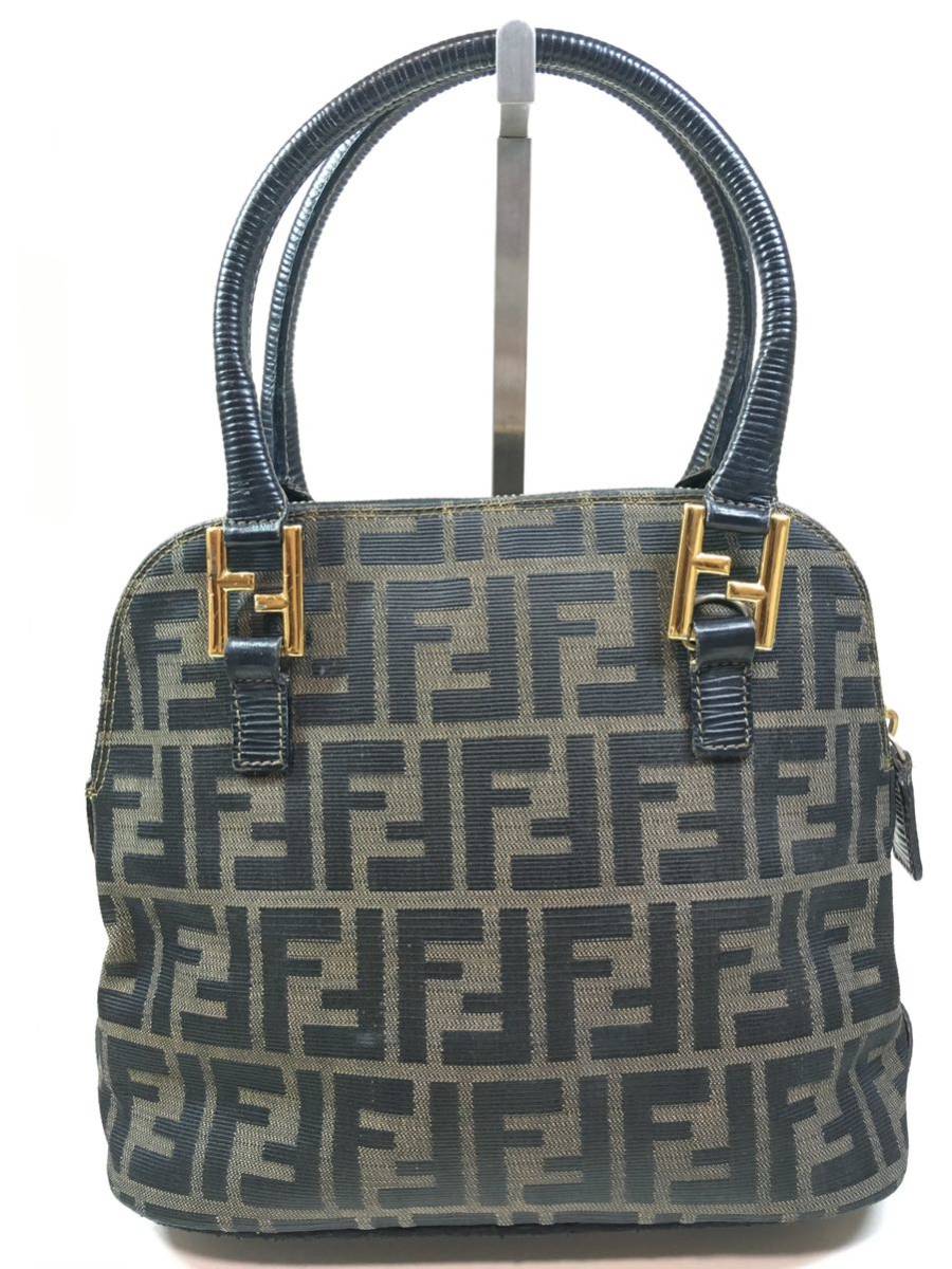 フェンディ　ヴィンテージ　ズッカ柄　ハンドバッグ　トートバッグFENDI_画像2