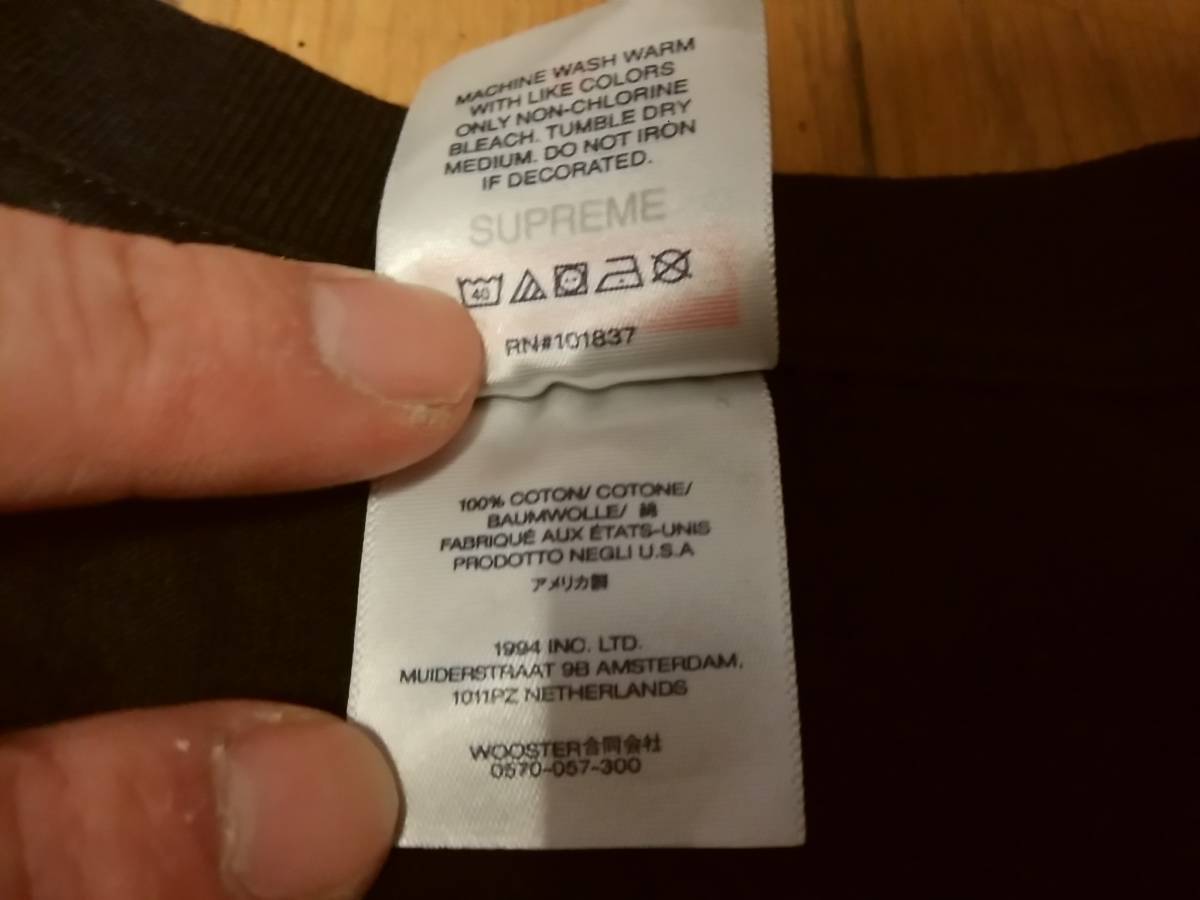 【Supreme シュプリーム】2023S/S TシャツXL アメリカ製 「カート・コバーン」モデル キムタク着 限定 人気アイテム 希少ビッグサイズの画像7